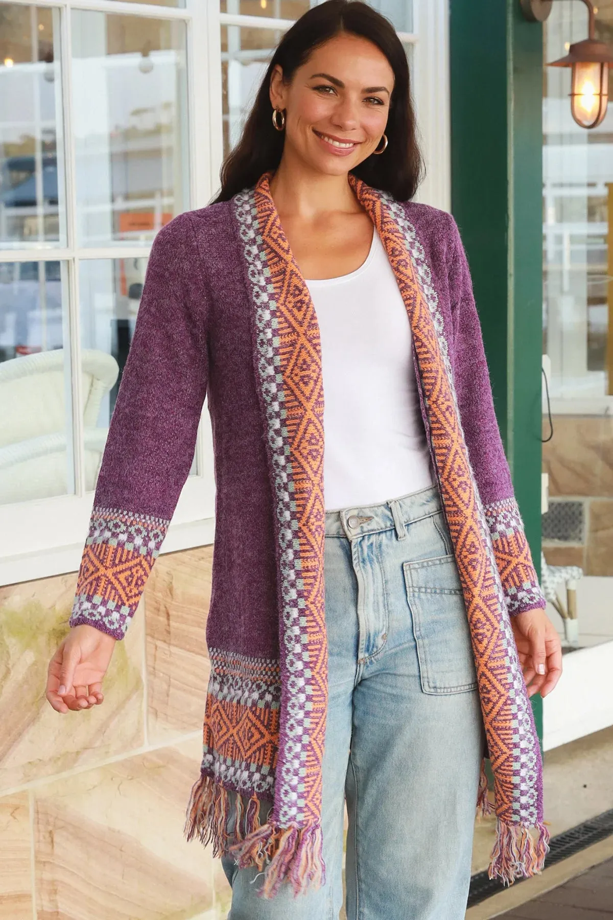 Wanderlust - Violet Muse Cardigan