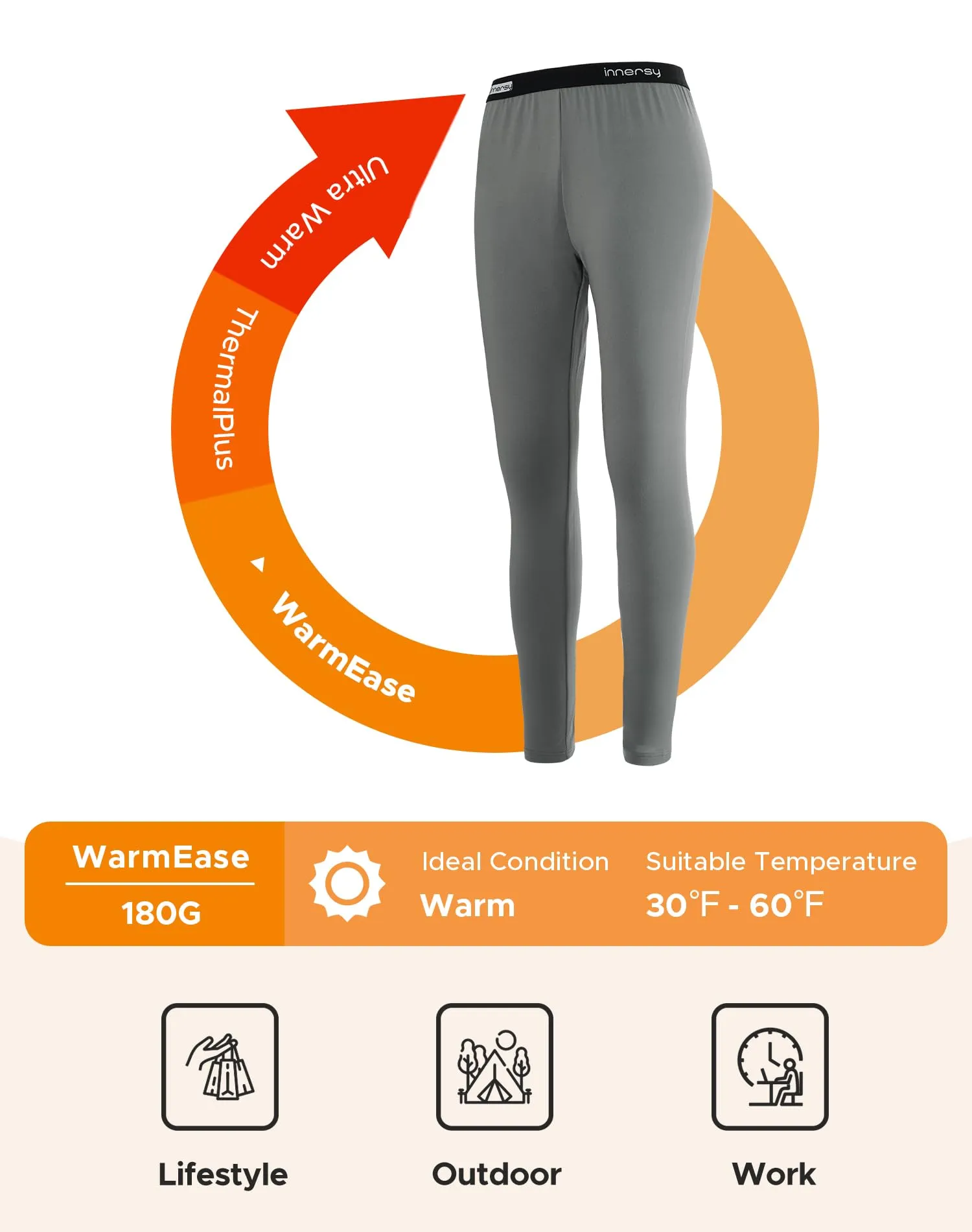 Womens Thermal Underwear Lightweight  Bottoms