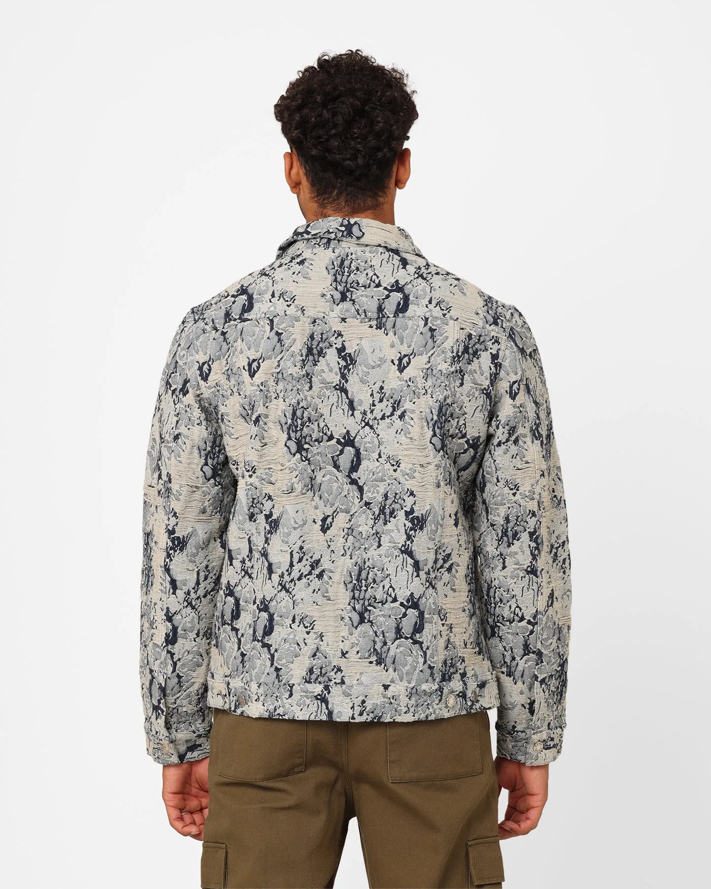 XXIII Rosa Jacquard Jacket Blue