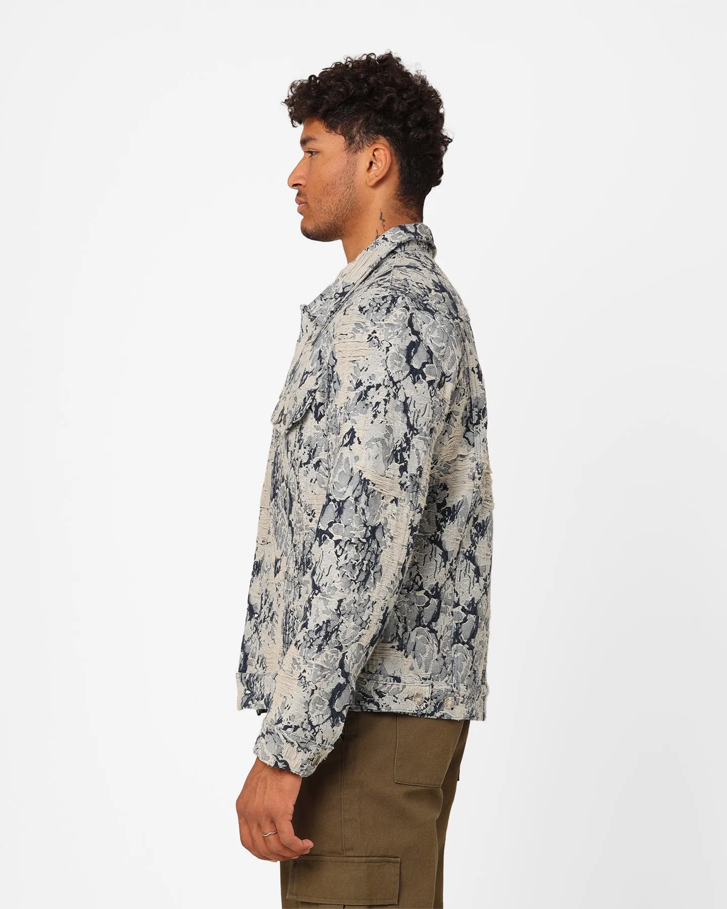 XXIII Rosa Jacquard Jacket Blue